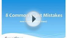 8 Common Small Business Grant Mistakes