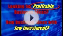 Business Ideas With Low Investment