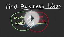 Coming Up With Business Ideas - Fast Business Skills
