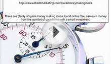 Simple Quick Money Making Ideas From Home